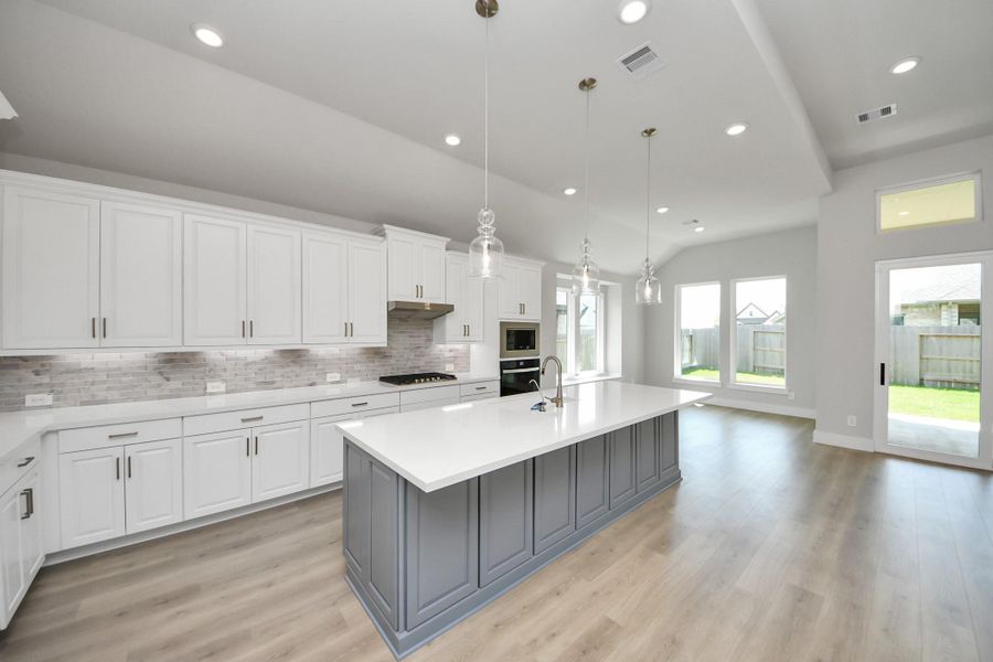 Furnished interior view inside a new home in Amira: Heritage Collection, Tomball (Image 9). Furnished interior view inside a new home in Amira: Heritage Collection, Tomball (Image 9).