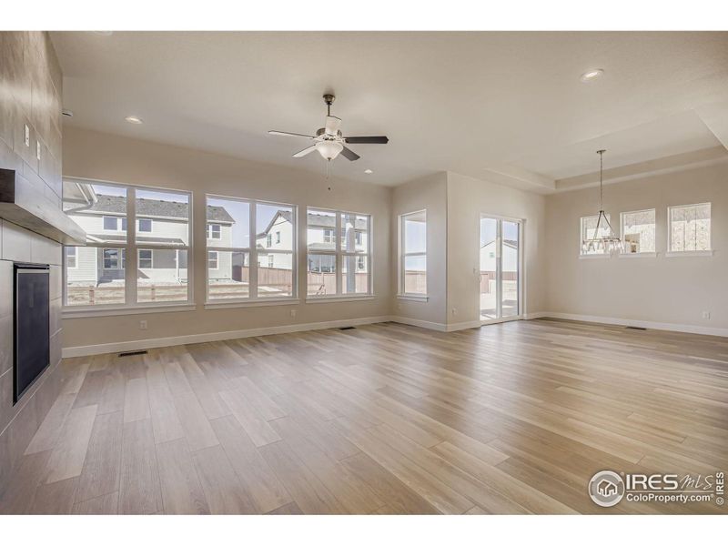 Spacious, unfurnished interior of a new home in RainDance National 60/70, Windsor (Image 15).