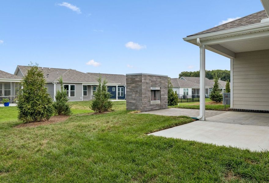 Exterior details and patio area of a home in Del Webb Barton Village, Lebanon (Image 35).
