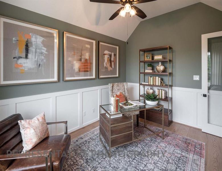 Furnished interior view inside a new home in Gateway Village - The Reserve: 50ft. lots, Denison (Image 27).