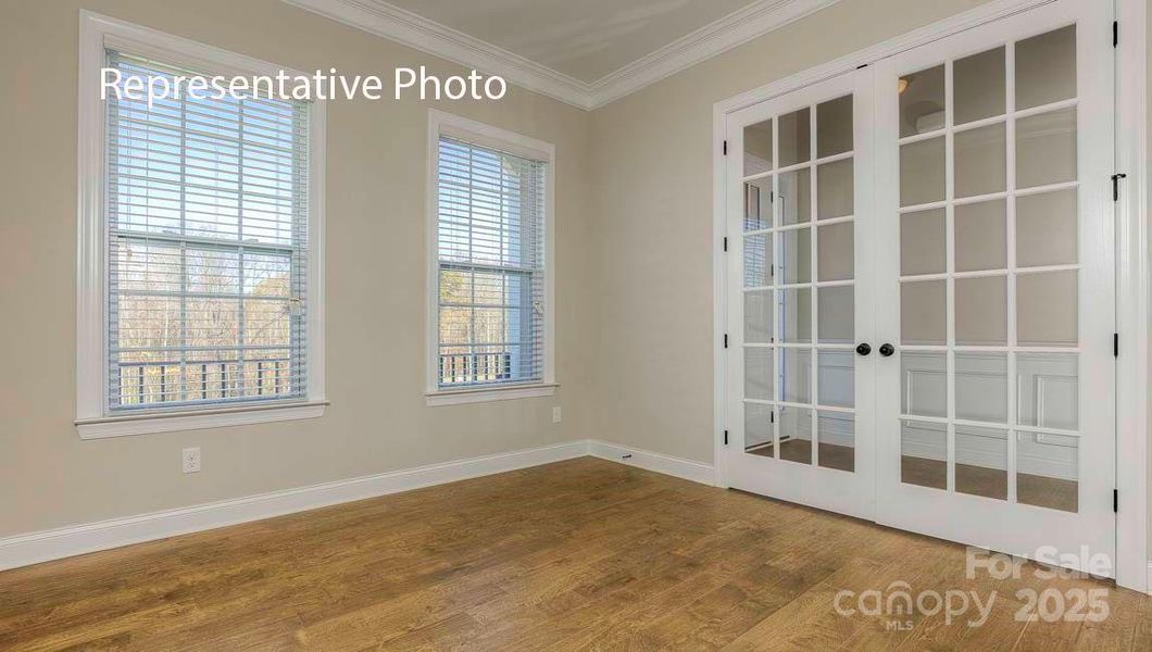 Spacious, unfurnished interior of a new home in Sanctuary at Southgate, Indian Trail (Image 23).