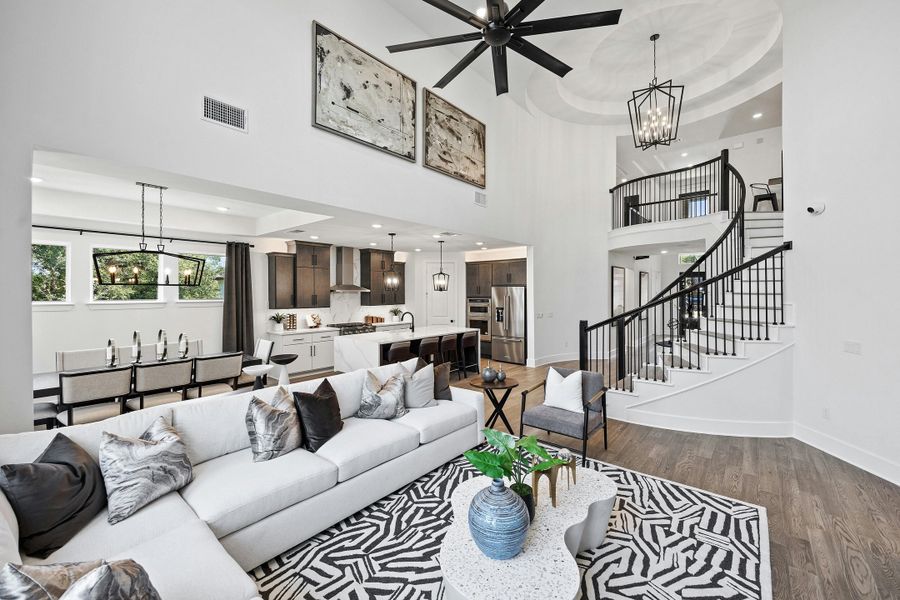 Furnished interior view inside a new home in Brookewater, Rosenberg (Image 3).