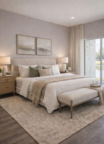 Furnished interior view inside a new home in , Sebring (Image 8).