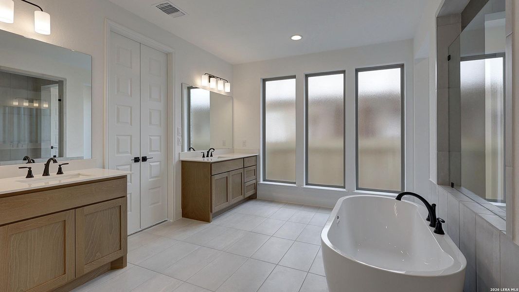 Furnished interior view inside a new home in Kallison Ranch, San Antonio (Image 11).