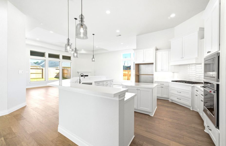 Furnished interior view inside a new home in The Highlands 55′, Porter (Image 12).