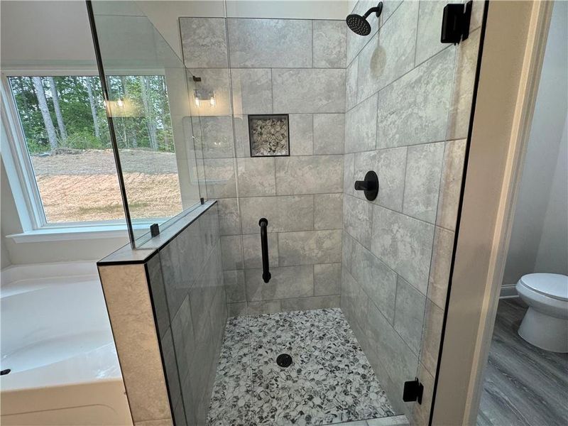 Close-up of interior finishes inside a home in , Toccoa (Image 12).