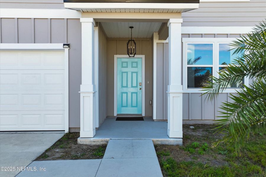 Exterior details and patio area of a home in Sawmill Branch Express, Palm Coast (Image 23). Exterior details and patio area of a home in Sawmill Branch Express, Palm Coast (Image 23).