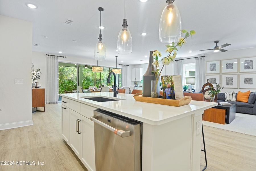 Furnished interior view inside a new home in Brookestone, St. Augustine (Image 6).