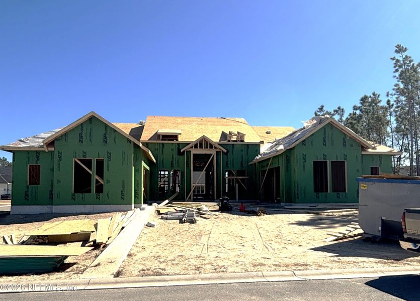 In-progress construction of a new home in , St. Augustine, FL (Image 12).