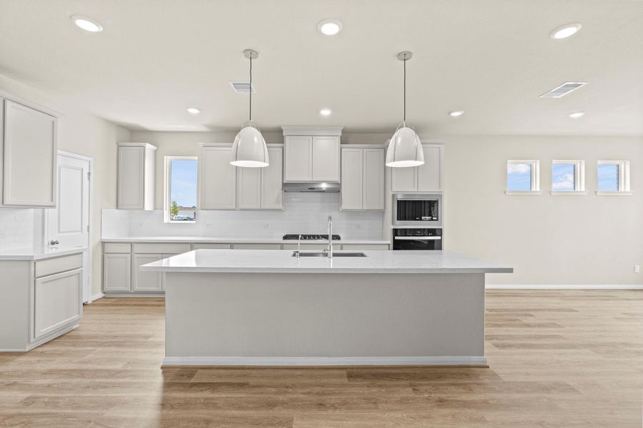 Furnished interior view inside a new home in Bridgeland, Cypress (Image 8).