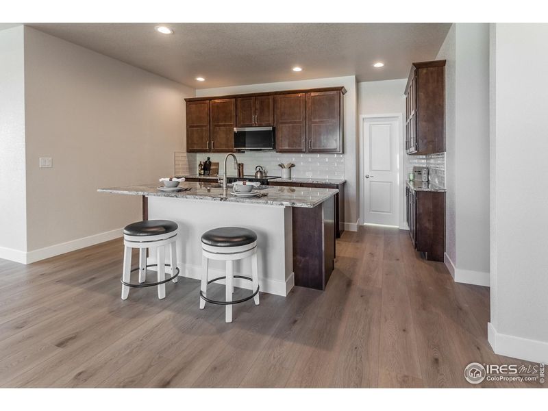 Furnished interior view inside a new home in Wilson Commons, Loveland (Image 6). Furnished interior view inside a new home in Wilson Commons, Loveland (Image 6).
