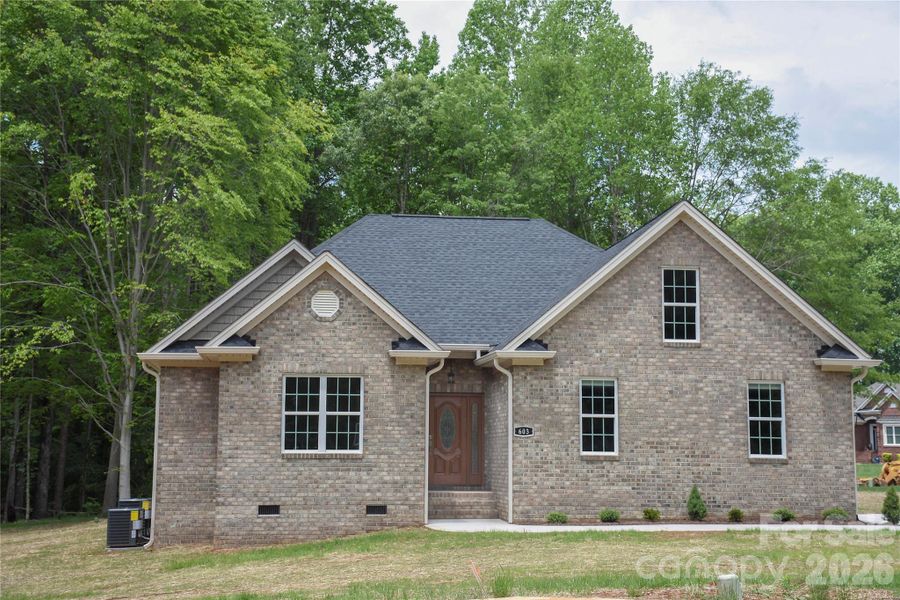 Front exterior of a new home in , Bessemer City, NC, highlighting curb appeal (Image 14). Front exterior of a new home in , Bessemer City, NC, highlighting curb appeal (Image 14).