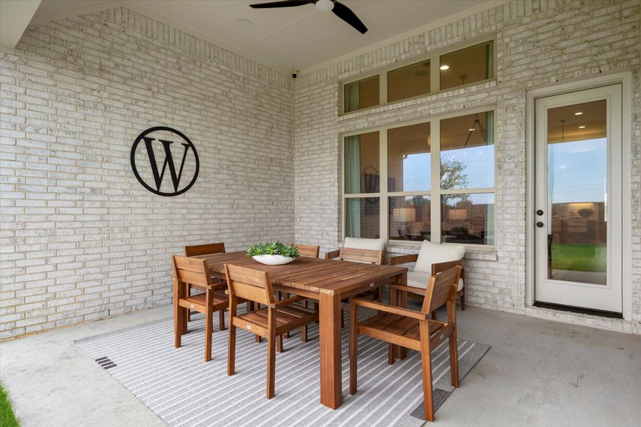 Representative exterior details of a home built from the Marshall by Windsor Homes in Anna Town Square, Anna (Image 23).