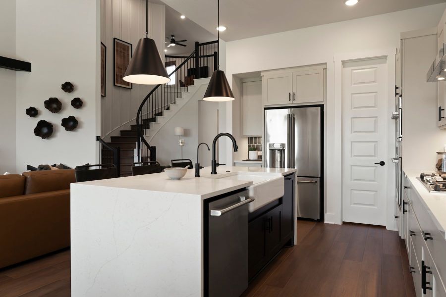 Furnished interior view inside a new home in Lagos Reserve, Manor (Image 24).