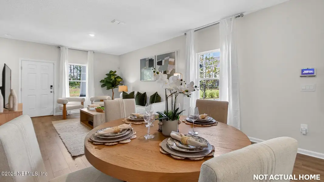 Furnished interior view inside a new home in Liberty Cove, Yulee (Image 9).