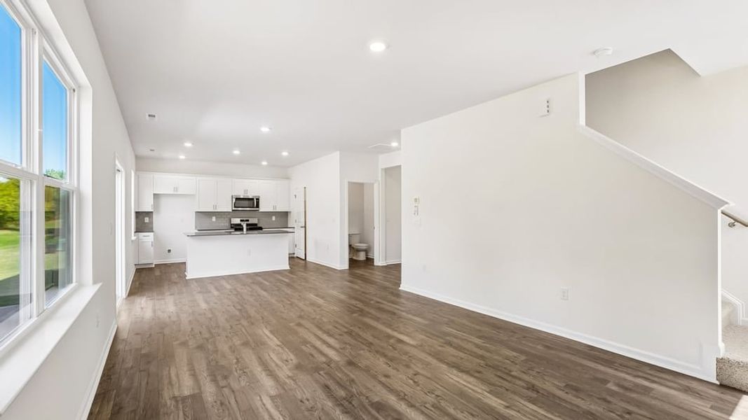 Spacious, unfurnished interior of a new home in Anderson Farm, Wendell (Image 9). Spacious, unfurnished interior of a new home in Anderson Farm, Wendell (Image 9).