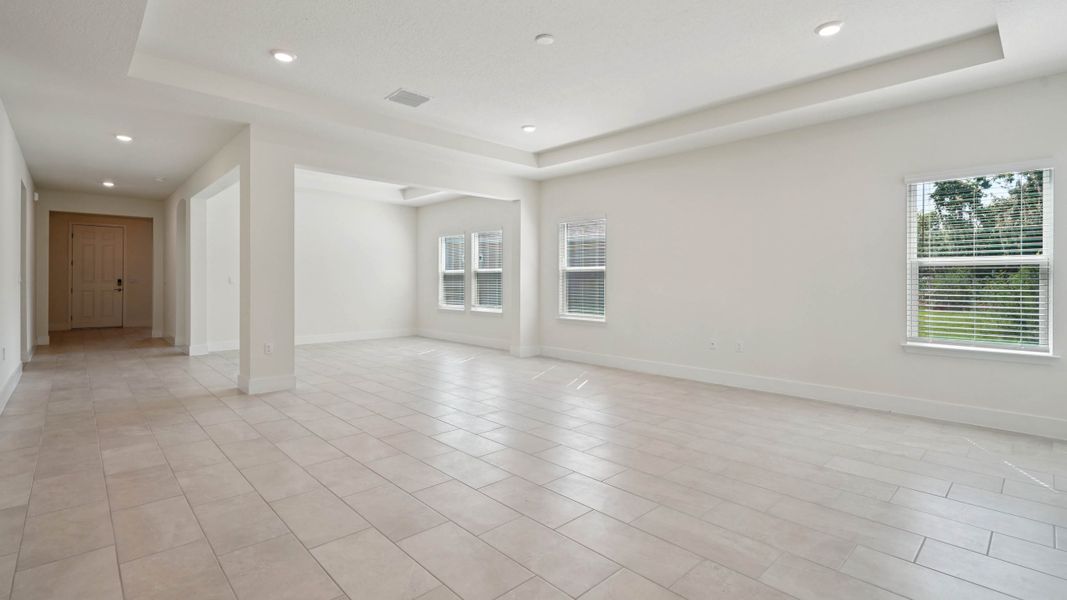 Representative unfurnished interior of a home built from the Camden by D.R. Horton in Buchanan Trails, Newberry (Image 21).