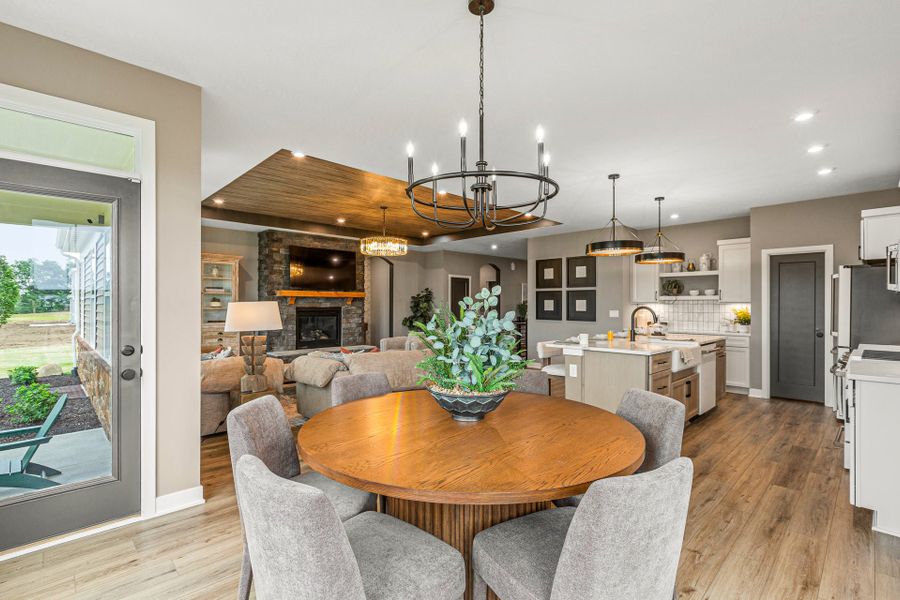Representative furnished interior of a home built from the Calvin by Fischer Homes in Twin Lakes, Hoschton (Image 17). Representative furnished interior of a home built from the Calvin by Fischer Homes in Twin Lakes, Hoschton (Image 17).