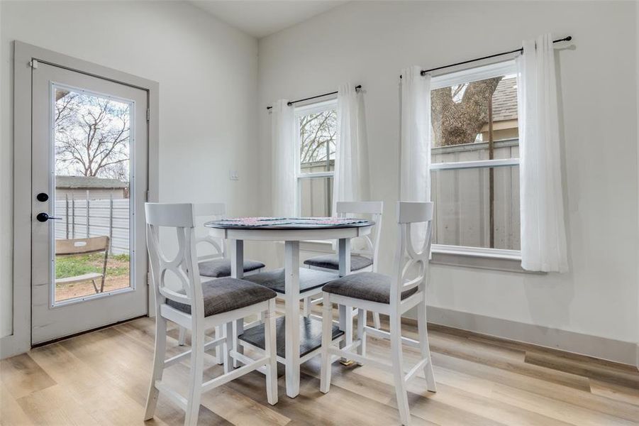 Furnished interior view inside a new home in , Dallas (Image 11).