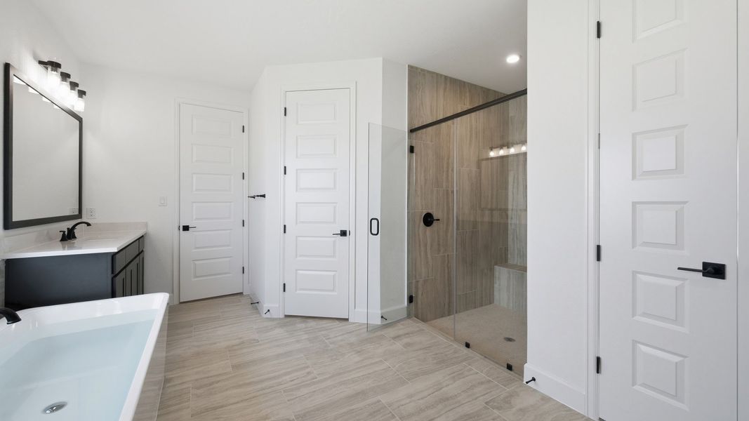 Furnished interior view inside a new home in Landmark, Denton (Image 16).