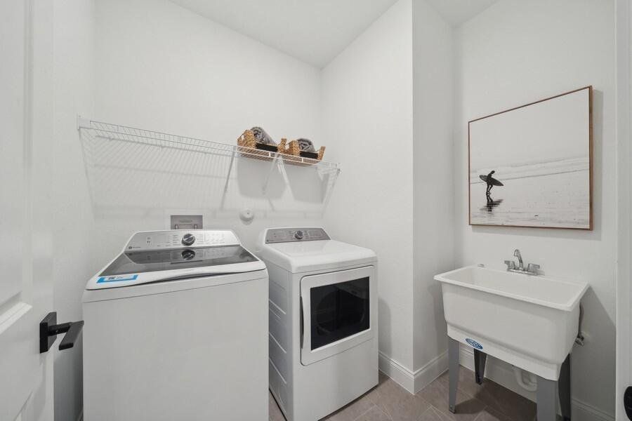 Furnished interior view inside a new home in , Port St. Lucie (Image 27).