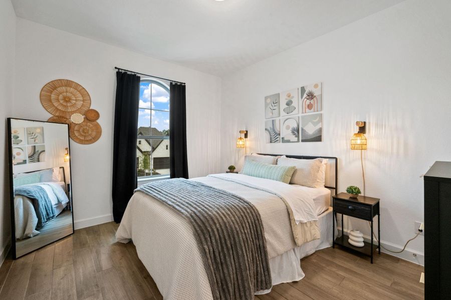 Furnished interior view inside a new home in The Highlands, Porter (Image 29).