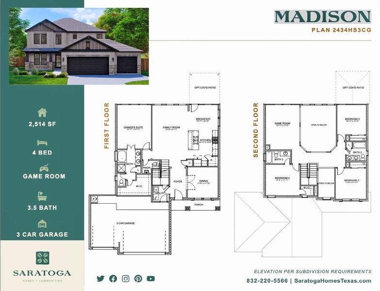 Model Home - This is not the actual representation of the home.