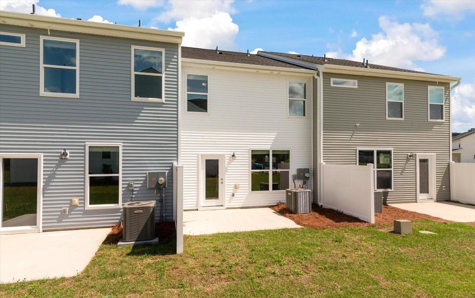 Exterior details and patio area of a home in The Landings at Montague, Goose Creek (Image 23).