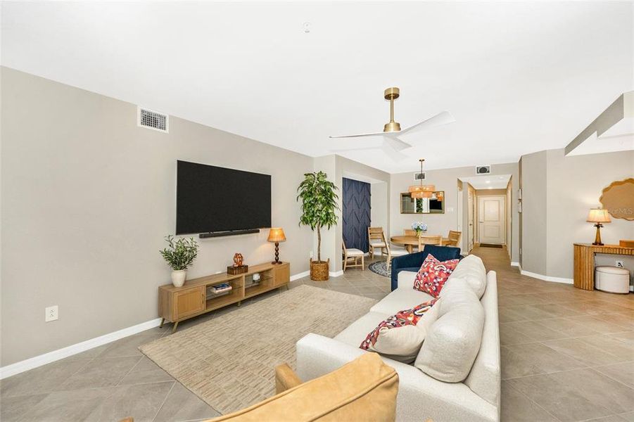 Furnished interior view inside a new home in Wellen Park Golf & Country Club, Venice (Image 5).