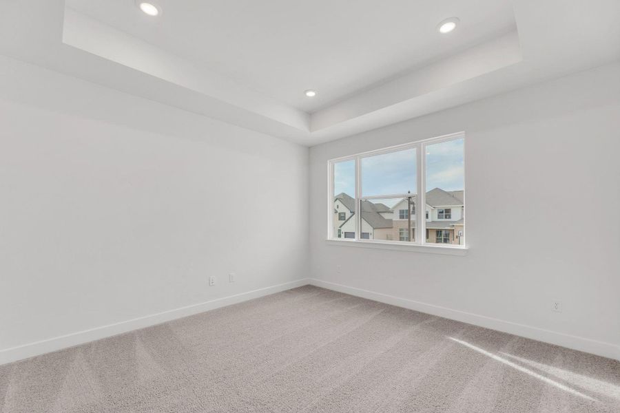 Spacious, unfurnished interior of a new home in Santa Rita Ranch - 60', Liberty Hill (Image 29). Spacious, unfurnished interior of a new home in Santa Rita Ranch - 60', Liberty Hill (Image 29).