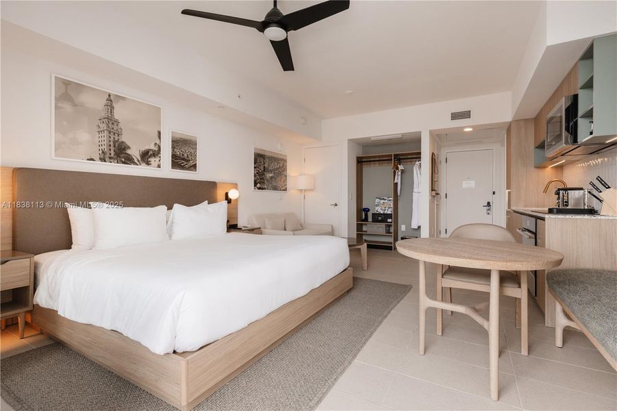 Furnished interior view inside a new home in Gale Hotel & Residences Miami (former Natiivo), Miami (Image 30).