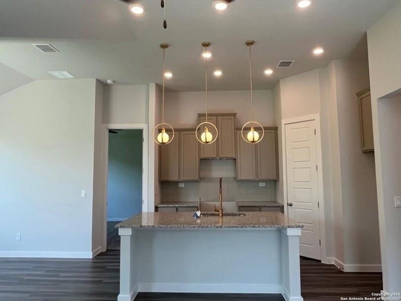 Furnished interior view inside a new home in The Meadows at Hunters Ranch, San Antonio (Image 5).