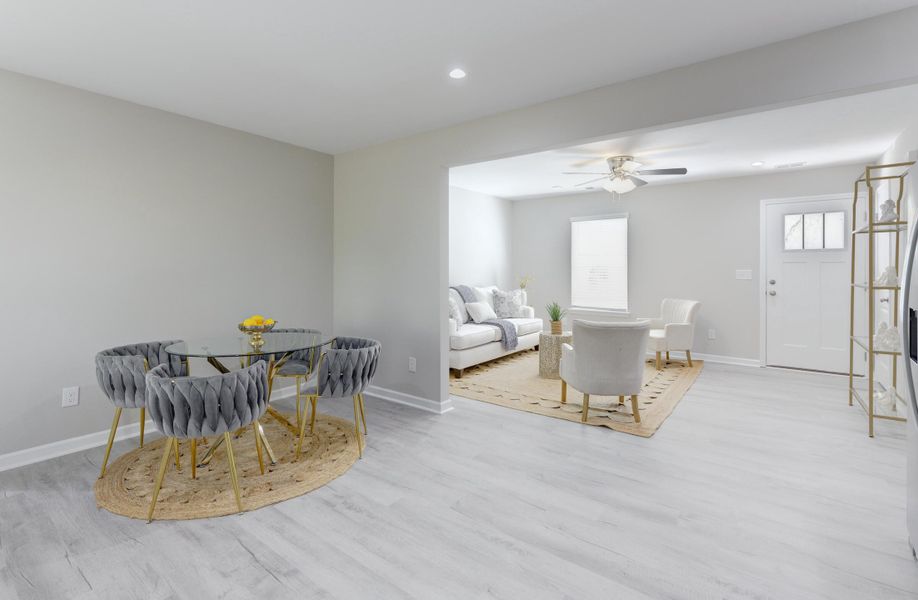 Furnished interior view inside a new home in , Walterboro (Image 36).