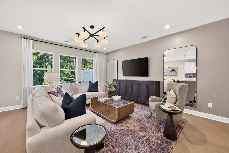 Furnished interior view inside a new home in Southbridge, Fort Mill (Image 7).