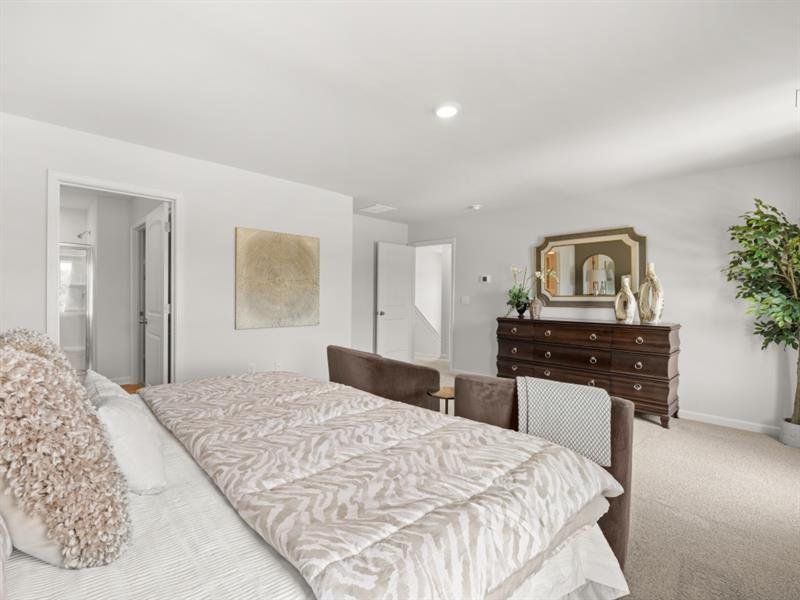 Furnished interior view inside a new home in Oakleigh Glen, Dallas (Image 11). Furnished interior view inside a new home in Oakleigh Glen, Dallas (Image 11).