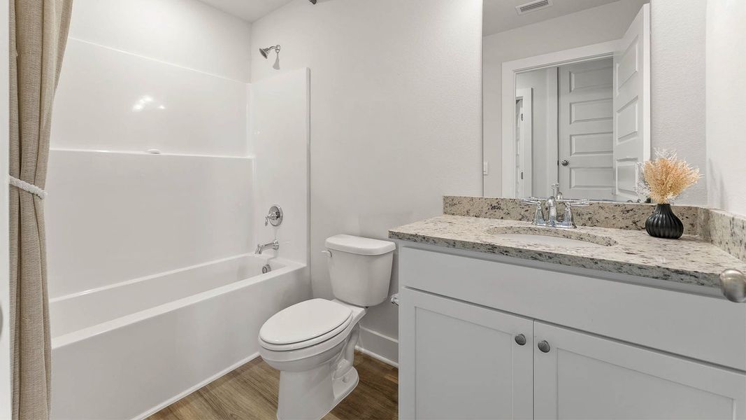 Furnished interior view inside a new home in Misting Springs, Crawfordville (Image 14). Furnished interior view inside a new home in Misting Springs, Crawfordville (Image 14).