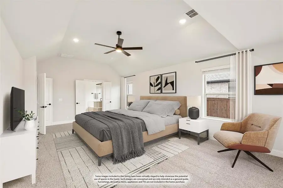 Furnished interior view inside a new home in Silo Mills, Joshua (Image 12).