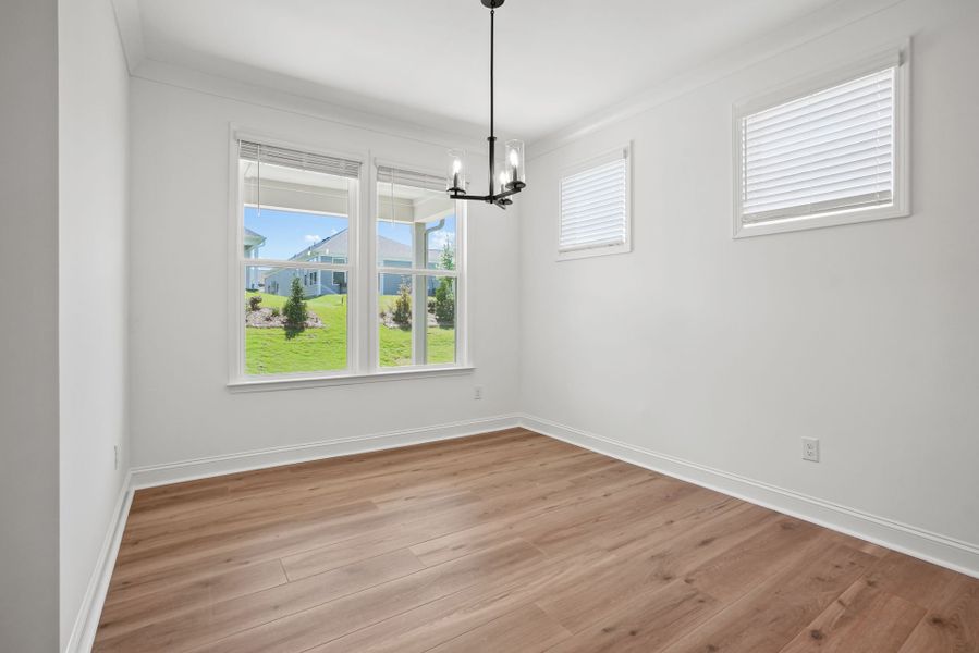 Spacious, unfurnished interior of a new home in Carolina Riverside, Belmont (Image 36).