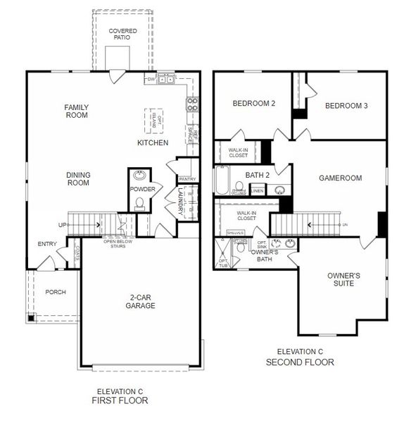 2D floor plan layout of this home in Messinger Village, Austin, TX (Image 2). 2D floor plan layout of this home in Messinger Village, Austin, TX (Image 2).