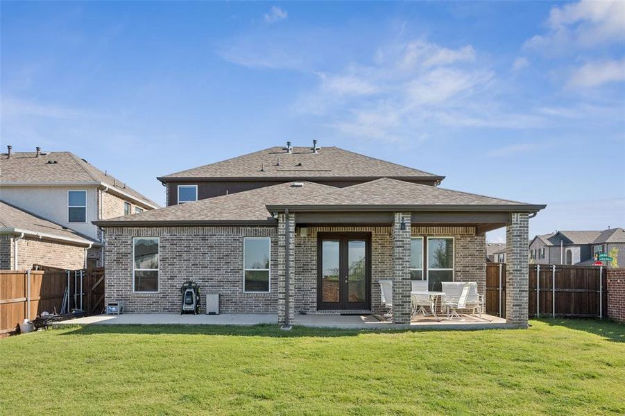 Exterior details and patio area of a home in , Celina (Image 23). Exterior details and patio area of a home in , Celina (Image 23).