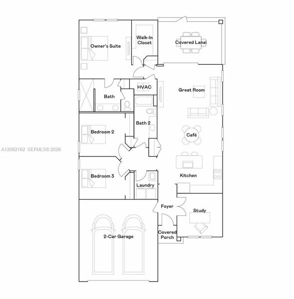 2D floor plan layout of this home in , Ocala, FL (Image 5). 2D floor plan layout of this home in , Ocala, FL (Image 5).