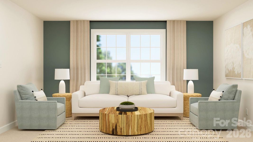 Furnished interior view inside a new home in Harris Mill, Indian Land (Image 12).