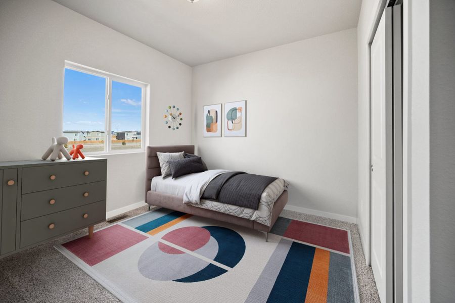 Representative furnished interior of a home built from the The Jackson by View Homes in Jackson Creek North, Monument (Image 8).