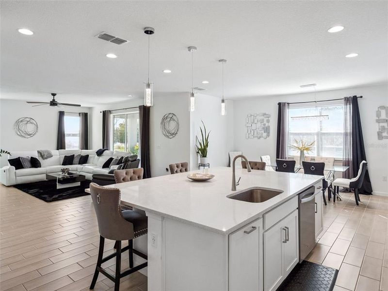 Furnished interior view inside a new home in Talichet, Howey-in-the-Hills (Image 13). Furnished interior view inside a new home in Talichet, Howey-in-the-Hills (Image 13).