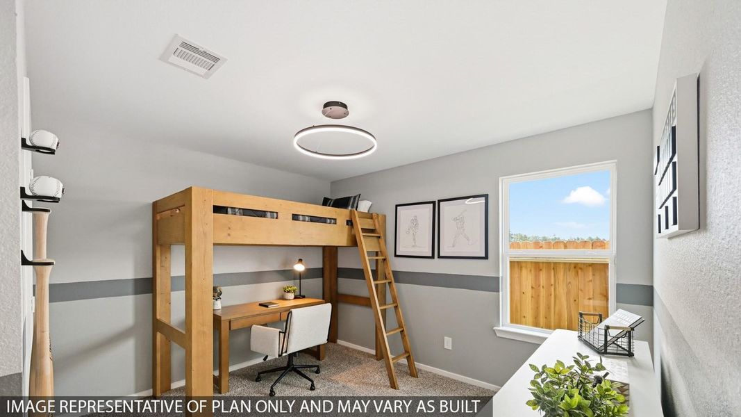 Furnished interior view inside a new home in , Crosby (Image 10).