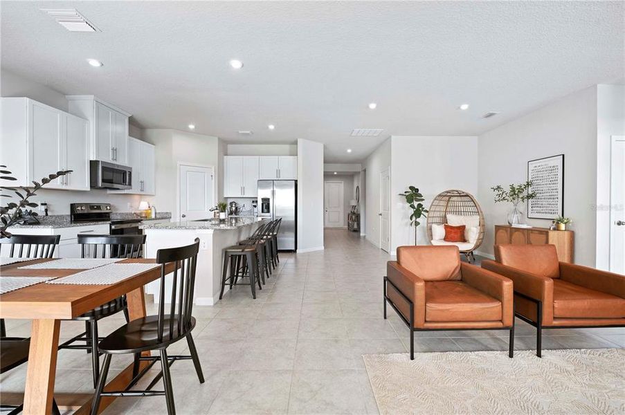 Furnished interior view inside a new home in , Daytona Beach (Image 17).