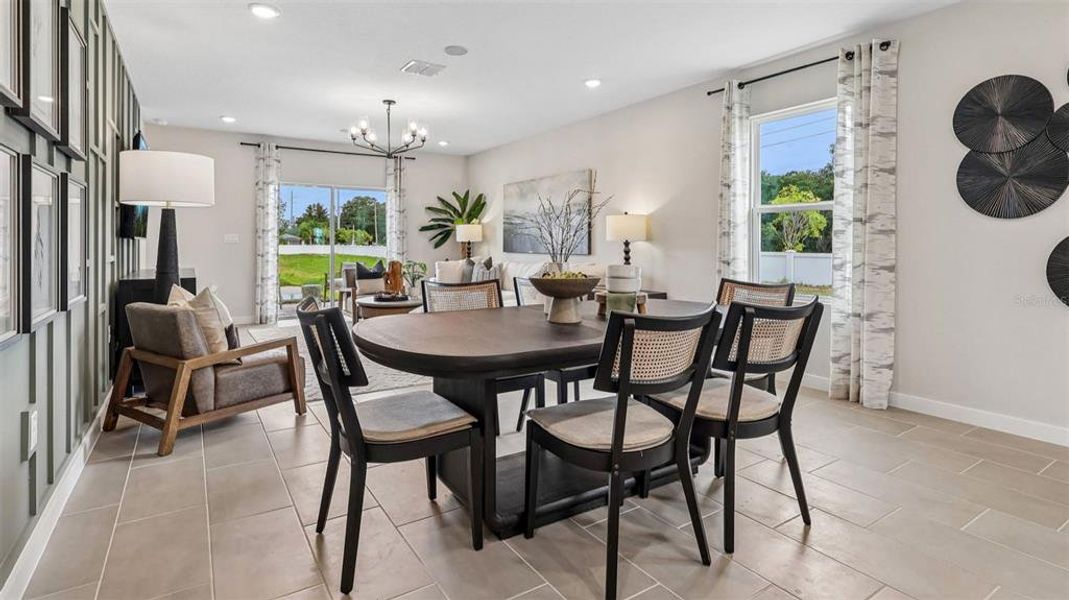 Furnished interior view inside a new home in Liberty Trace, Haines City (Image 8).