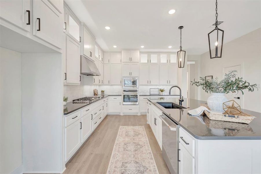 Furnished interior view inside a new home in South Pointe Manor Series, Mansfield (Image 10).