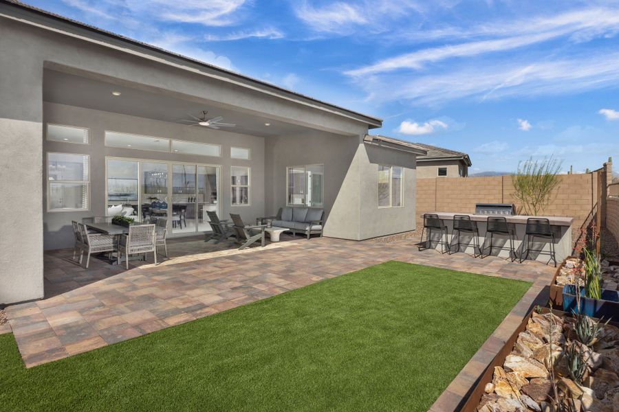 Mint Model Home - Backyard