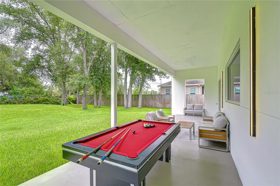 Exterior details and patio area of a home in , Tampa (Image 32).